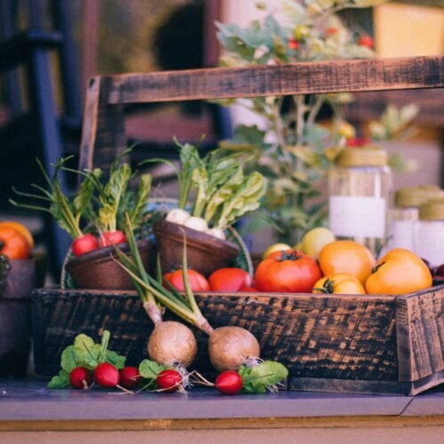 Panier de fruits et légumes